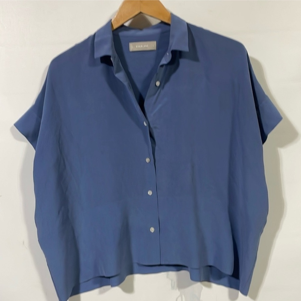 Everlane women’s silk blouse shirt